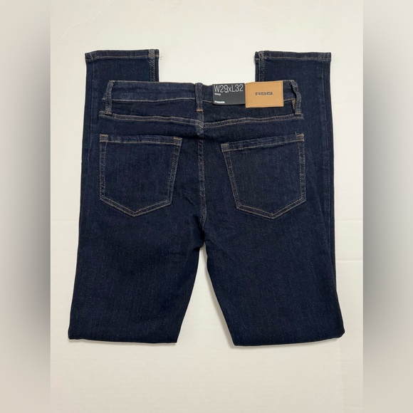RSQ Men's Skinny Jeans - Dark Blue 29X32 - Picture 6 of 6